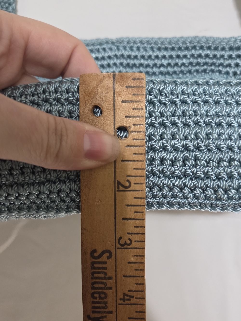The Sak Sea Blue Crochet Crossbody Bag NWT - Picture 13 of 13